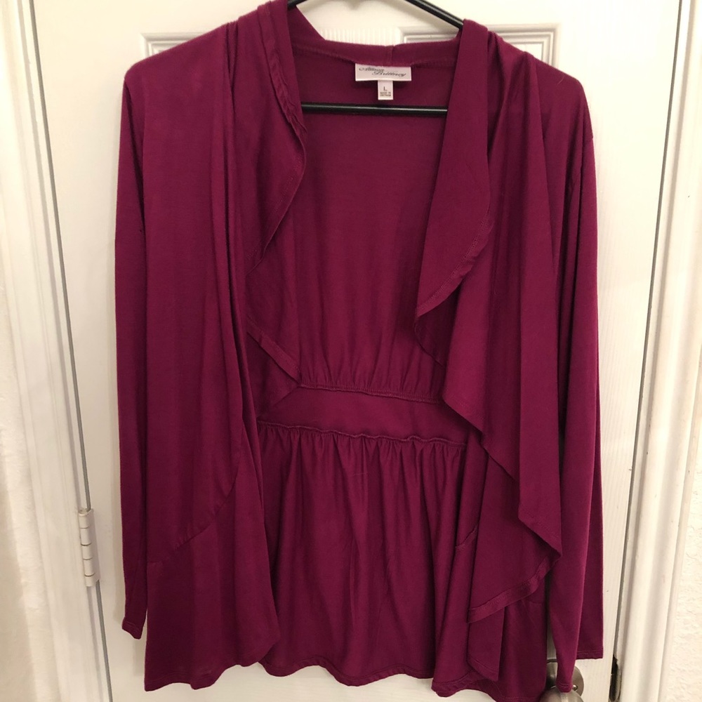 Magenta cardigan